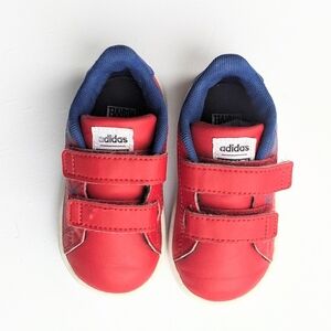 Adidas x Marvel Infant Advantage Spider-Man Hook-and-Loop Sneakers